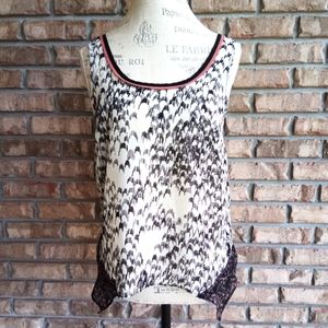 Silence + Noise Urban Outfitters Sleeveless Tank  with Asymmetrical Hem.